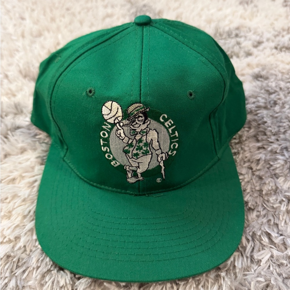 Boston Celtics Snapback Drew Pearson Hat Cap 1990s Vintage NBA Official